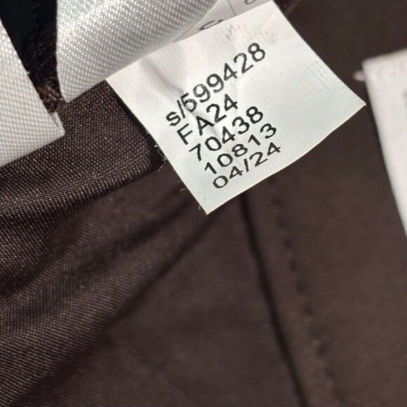 Loft Sutton Skinny Curvy Ankle Pants Stretch Preppy Work Career Brown Size 8 NWT - Picture 8 of 8